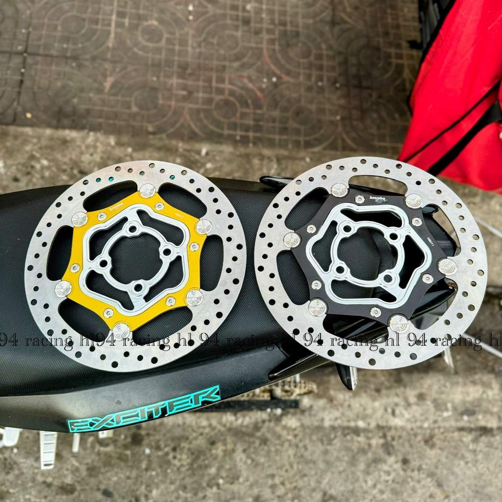 Đĩa rembo over size 267mm 6 khoen inox 304 hàng A100