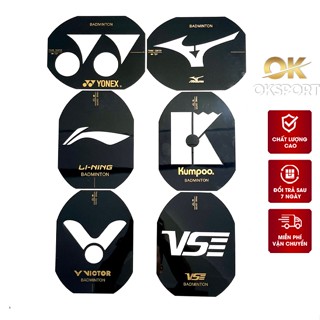 Khung logo sơn mặt vợt cầu lông chuyên dụng Yonexx, Liningg, Victorr, Kumpoo, Mizunoo và mực sơn