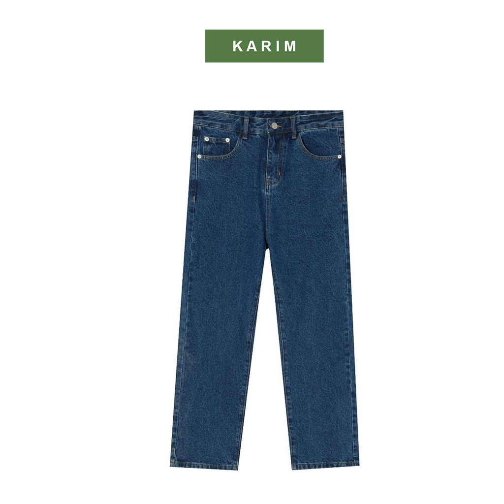 Quần Jean nam basic ống đứng SHQJ02CN