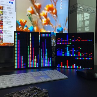 LED nháy theo nhạc, cảm ứng giọng nói - Đèn led trang trí để bàn