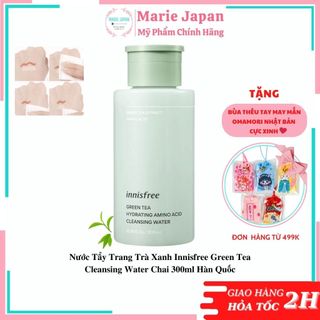 Nước Tẩy Trang Trà Xanh Innisfree Green Tea Cleansing Water Chai 300ml Hàn Quốc