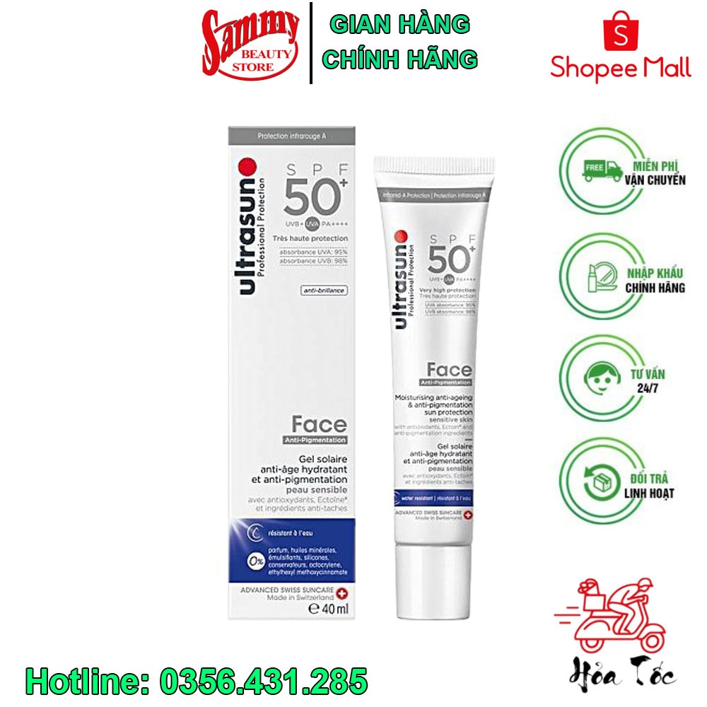 Kem Chống Nắng KARMEL Ultrasun Face Anti Age &amp;amp Anti Pigmentation SPF 50 (40ml)