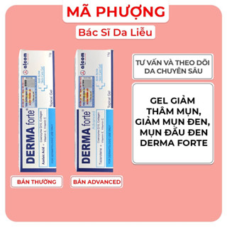 Derma Forte Giảm Thâm Mụn, Dưỡng trắng mịn da - Bản Thường và bản Advanced - Bác Sĩ Mã Phượng