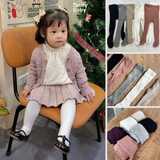 Quần Tất Len Gân sọc Unisex nhiều màu 2024 dành cho bé trai gái BERRY BABY