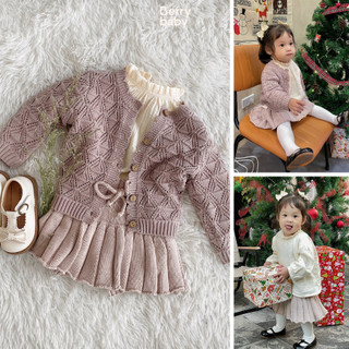 Chân váy len có quần bảo vệ bé gái 1-4 tuổi BERRY BABY chân váy cao cấp dễ phối MISHA