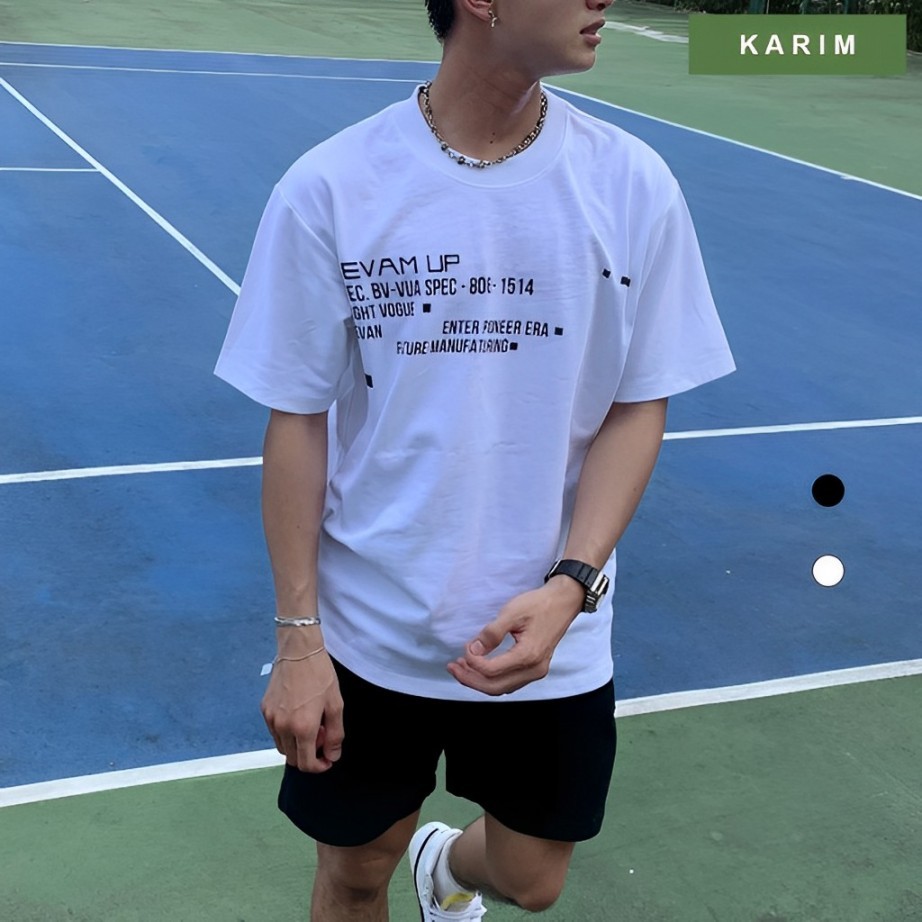 Áo Thun Nam BEVAN UP - Form Ovesize Chất liệu Cotton thoáng mát - Karim SHAT06XT