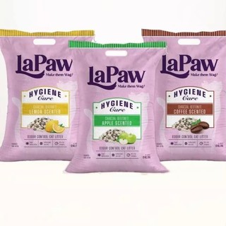 Cát vệ sinh đất sét than hoạt tính LaPaw cho mèo 8L-15L