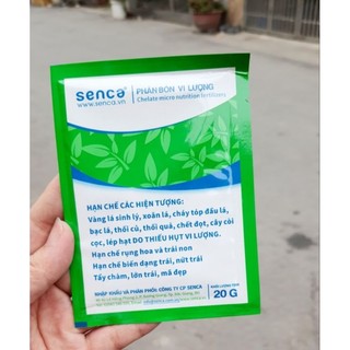 Phân bón Vi lượng Senca Micro hydro - 2.5gam , 3gam, 20gam