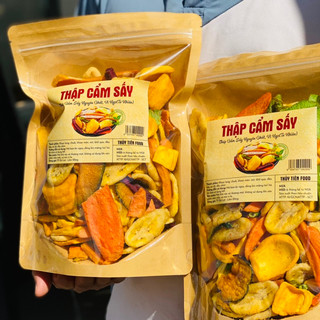 Trái Cây Sấy Đà Lạt 500gr – Mix Ăn Vặt Healthy Giòn Ngon