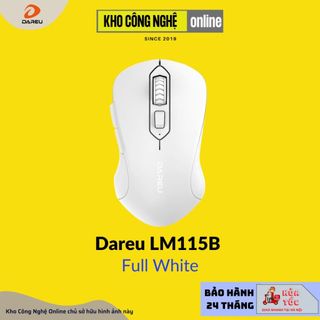 Chuột không dây DAREU LM115B (Dual Mode: Bluetooth + 2.4G – Silent SW)