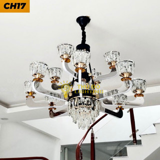 Đèn Chùm Hiện Đại Bắc Âu 8016-12 Trang Trí Phòng Khách, Phòng Ngủ, Phòng Bếp - Với 3 chế độ đèn Led