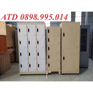 Tủ sắt locker nhiều ngăn- Tủ hồ sơ kính đựng tài liệu văn phòng, tủ locker đựng đồ cá nhân có khoá cho nhân viên giá rẻ