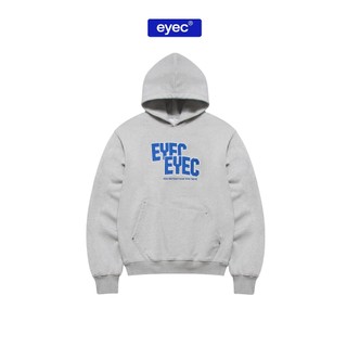 Áo nỉ Hoodie form rộng unisex THÊU EYEC LOGO Màu Xám
