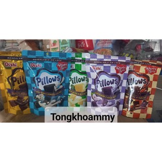 Bánh Pillows Oishi Snack nhân socola/ sữa dừa/ cookies vani/ socola đen/ hazelnut 85g