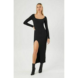 (Size XS/ M-X L) Đầm maxi chất đanh mướt xuất dư