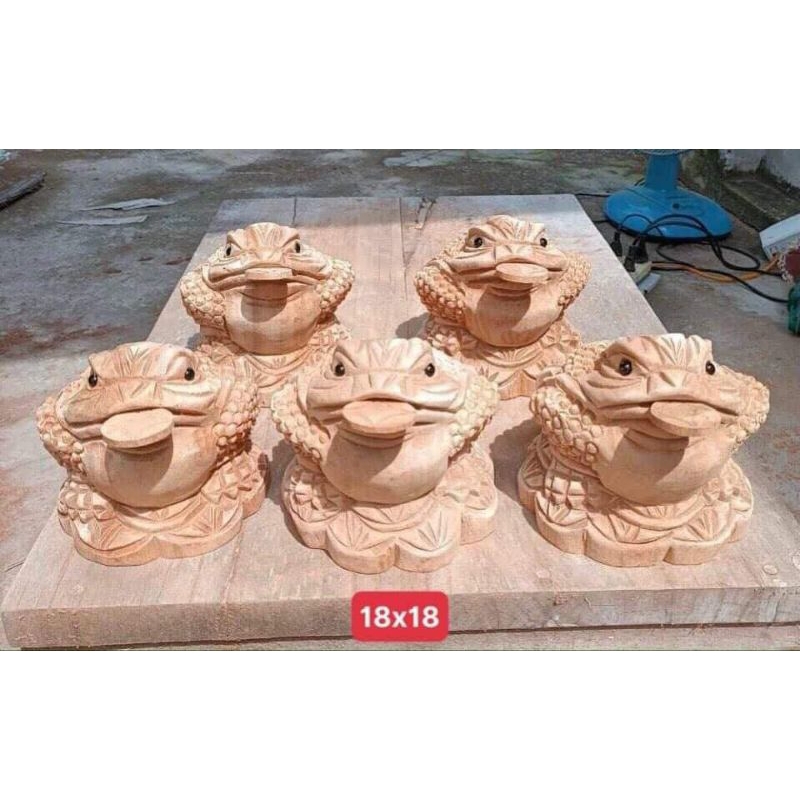 CÓC GỖ XÁ XỊ KT  18x18