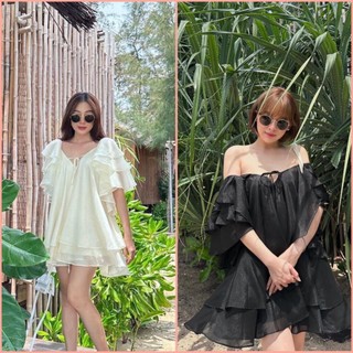 Đầm voan tơ bigsize tầng dáng babydoll xinh xắn ( Thời trang Vicky G - Anitagreen ) HN090224