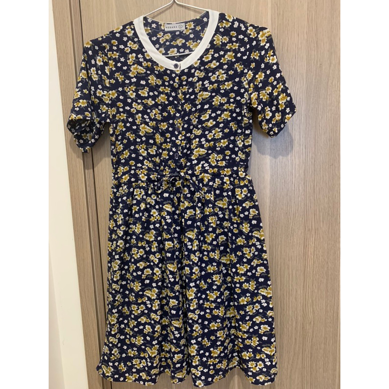 Váy hoa chất voan mềm mát size L của Rosara