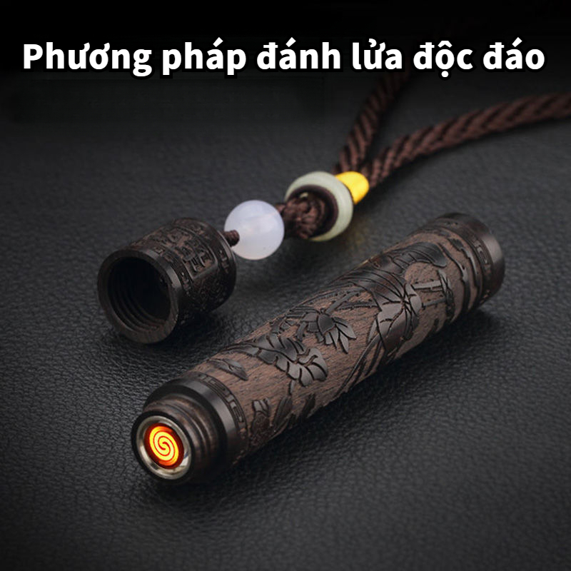 Bật lửa điện tử chống gió có thể sạc lại Huobuzi, bật lửa sáng tạo, ngầu và độc đáo