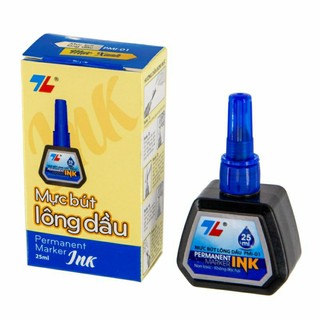 [MUA SỈ GIẢM 10%] Mực lông dầu Thiên Long TL, PMI-01 ( Xanh, Đỏ, Đen) (1 Chai)
