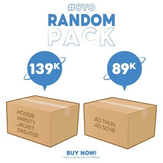 Túi RANDOM PACK 8YO - Áo thun Áo khoác Sơ mi ngẫu nhiên