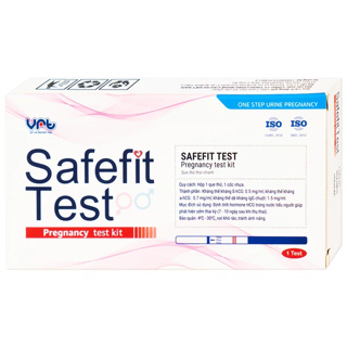 Hoả tốc HCM Que thử thai Safefit phát hiện thai sớm Hộp 1 que x 1 cốc nhựa