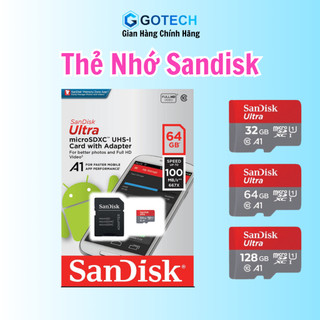 Thẻ nhớ SanDisk 32GB / 64GB / 128GB, Thẻ nhớ Micro SD tốc độ cao 100MB/s Chuyên Dụng Camera Bảo Hành 12 Tháng
