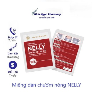 Miếng dán giữ nhiệt nelly giữ ấm lên đến 16h - dán nóng,sưởi ấm