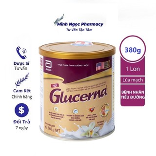 380g Sữa bột dành cho người bị tiểu đường Glucerna Abbott 380g