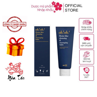 Sáp Tẩy Trang Oh! Oh! Divine Blue Cleansing & Massaging Balm Làm Sạch Sâu, Trẻ Hóa Da Oh Oh 150ml