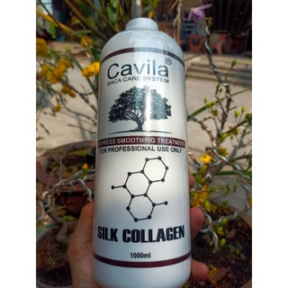 Phủ lụa tóc collagen tươi cavila | made in vietnam | 1000ml
