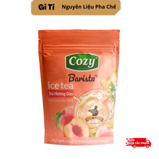 Cozy Trà Đào Hoà Tan Gói 400gr | Cozy Ice Tea Barista