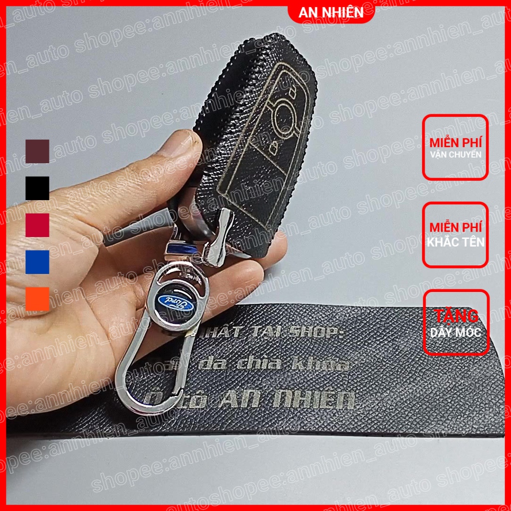 Ốp chìa khoá ford ranger raptor wiltrak eco sport da bọc ốp chìa khoá ford ford9