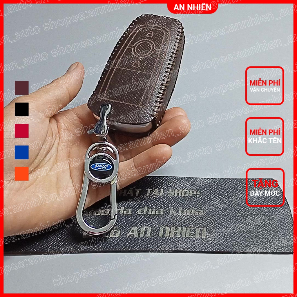 Ốp chìa khoá ford ranger raptor wiltrak eco sport da bọc ốp chìa khoá ford ford9