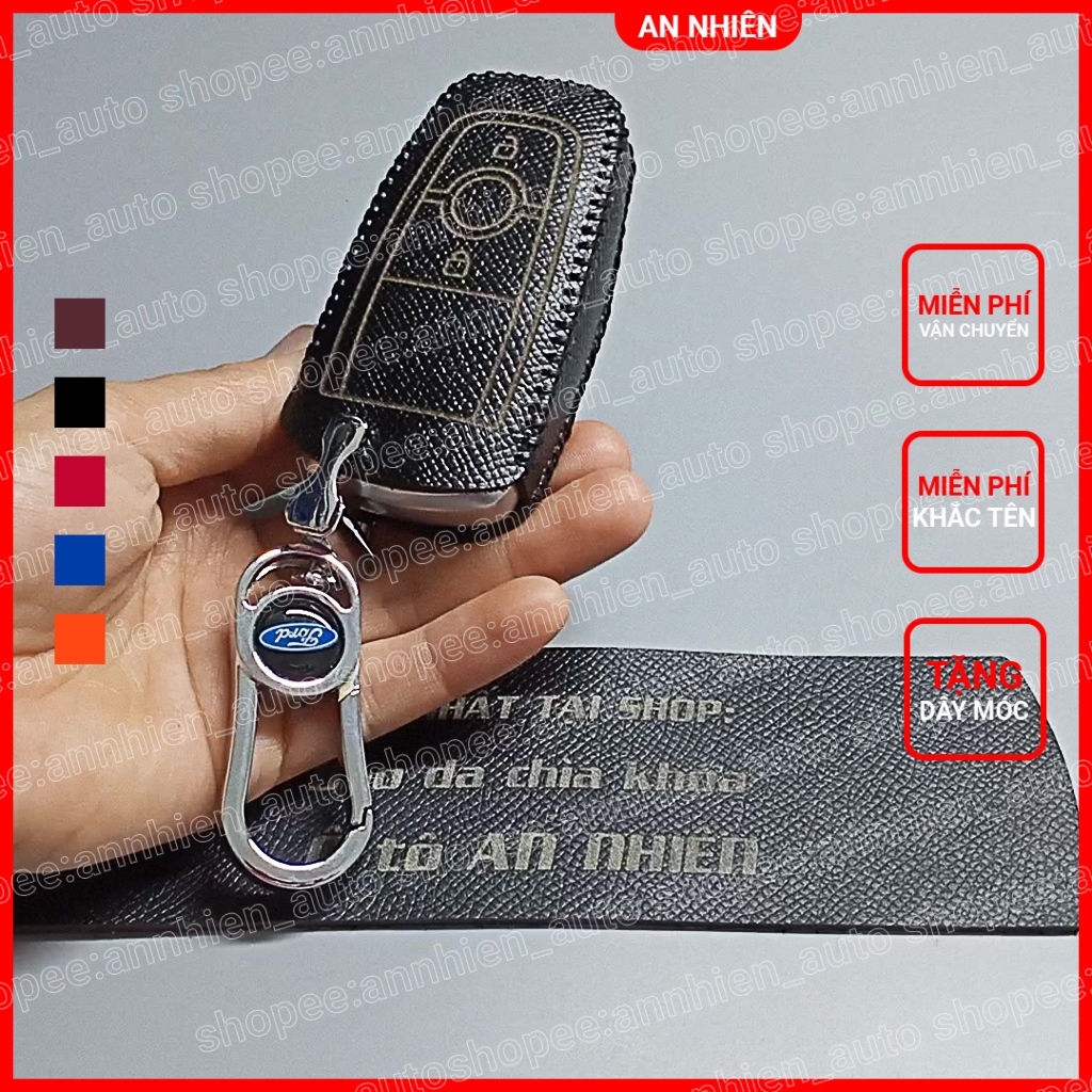 Ốp chìa khoá ford ranger raptor wiltrak eco sport da bọc ốp chìa khoá ford ford9