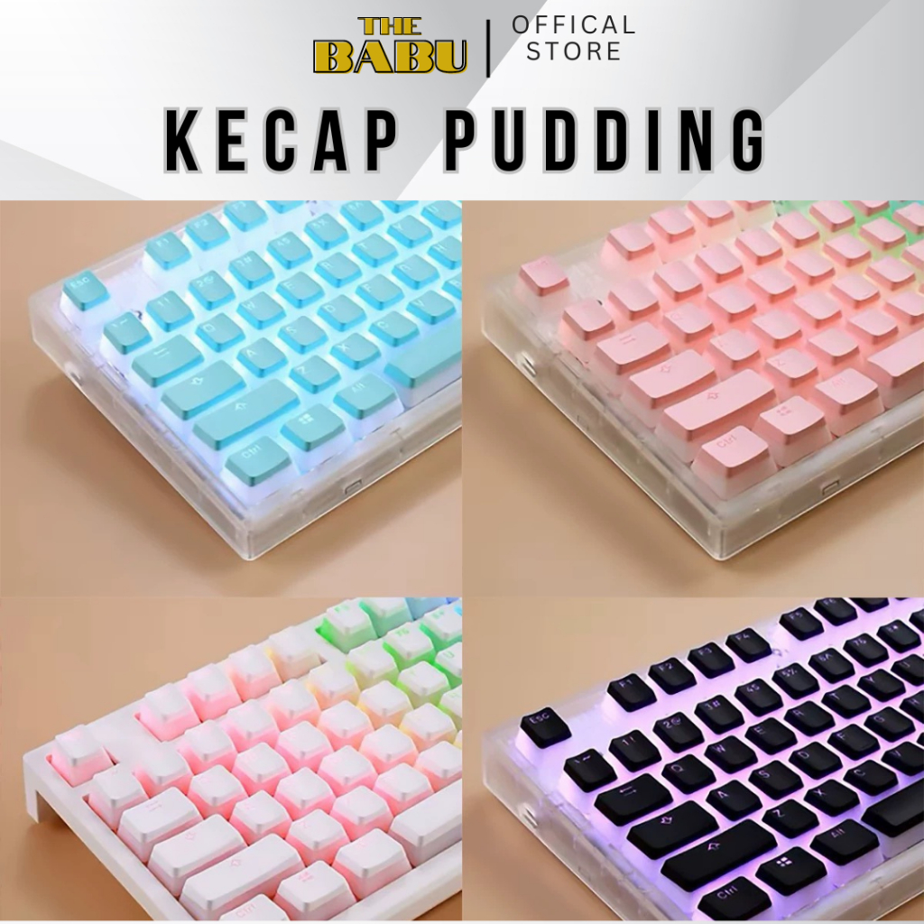 Keycap Pudding | PBT | Xuyên led |Đèn ngủ |Nhiều màu phù hợp các loại