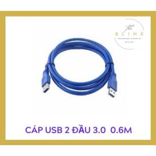 Dây cáp 2 đầu usb | cáp usb 2 đầu đực chiều dài 1m2- loại tốt