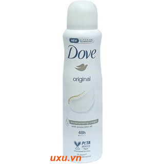 Xịt Khử Mùi Nữ 150Ml Dove Original, Với uxu.Vn Tất Cả Là Chính Hãng.