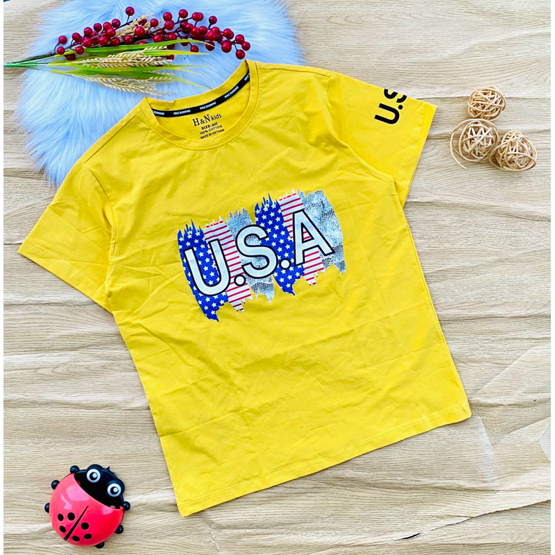 💥 Áo Cotton hàng shop bé trai từ 45-70kg