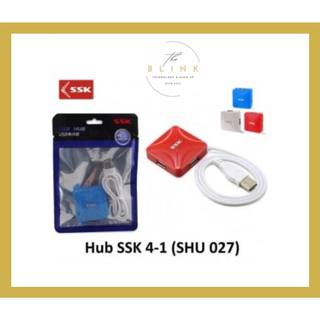 Hub usb 4 cổng 2.0 ssk shu027 rất tiện dụng- chính hãng phân phối- thiết kế đẹp mắt