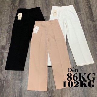 KHÓA BÊN SƯỜN, QUẦN ỐNG RỘNG Nữ, Lưng Cao, Có Big Size Oversize lên tới 103KG