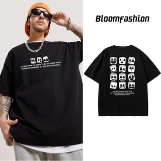 Áo thun phông nam 3158 in hình vải cotton khô oversize đường phố