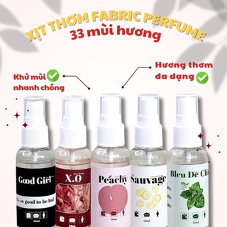 [FULL MÙI NỮ] Xịt Thơm Body Mist quần áo Fabric Perfume - Linen Perfume 50ml, hương ngọt, quyến rũ, tươi mát