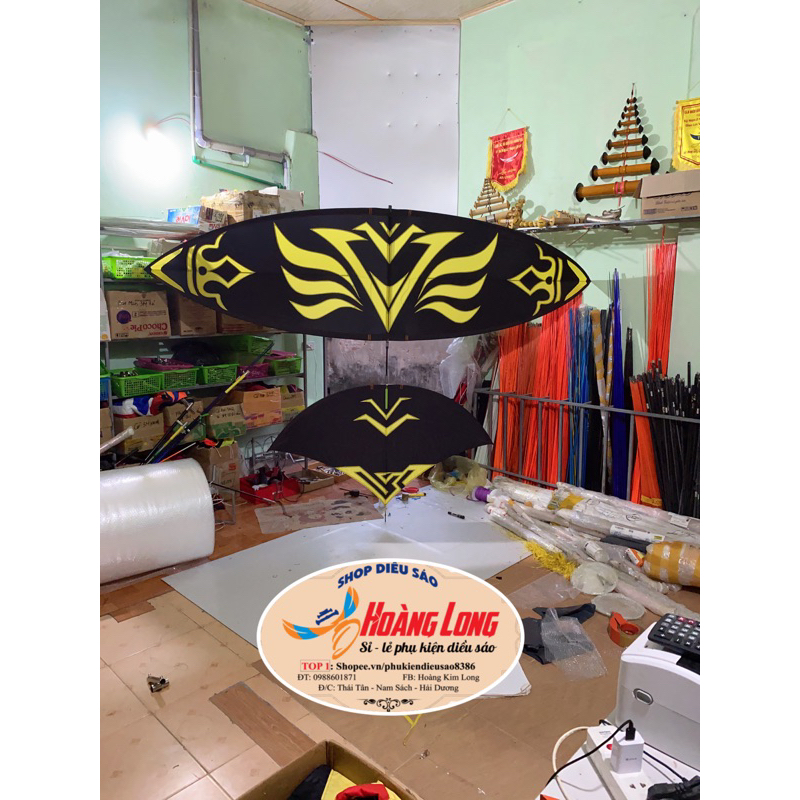 Áo diều Kim Cương 3m5-4m-4m2 - Mẫu V.i.p - fom căng đẹp