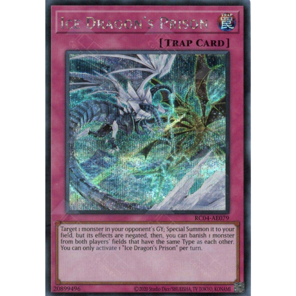 [ Bài Yugioh Chính Hãng ] Ice Dragon's Prison - RC04-AE079