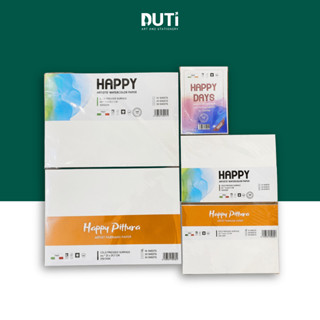  Giấy vẽ màu nước Happy chất lượng cao hạng Họa sĩ dày 250 300gsm Size A3 A4 A5 A6 Chính Hãng - Hoạ Cụ DUTi 