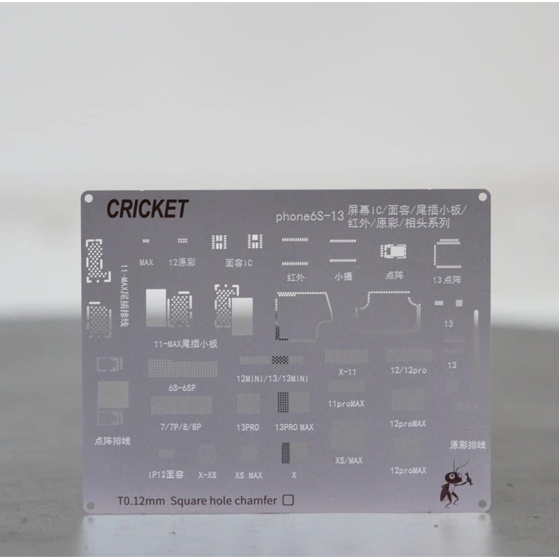 Vỉ Đổ Chân IC Face X đến 13Prm ( đổ chân ic màn 6s-13Prm)