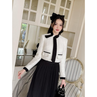 Sét váy lông thỏ trắng