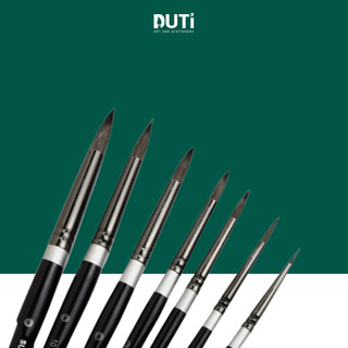 Cọ vẽ màu nước đầu nhọn lông sóc Sunway chuyên dụng size 2/4/6/8/10 Hàng Chính Hãng - Họa Cụ DUTi