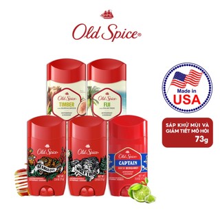 [Chính hãng] Lăn Sáp khử mùi Old Spice 73g Bearglove I Wolfthorn I Timber I Fiji (Sáp trắng) - TD Shop